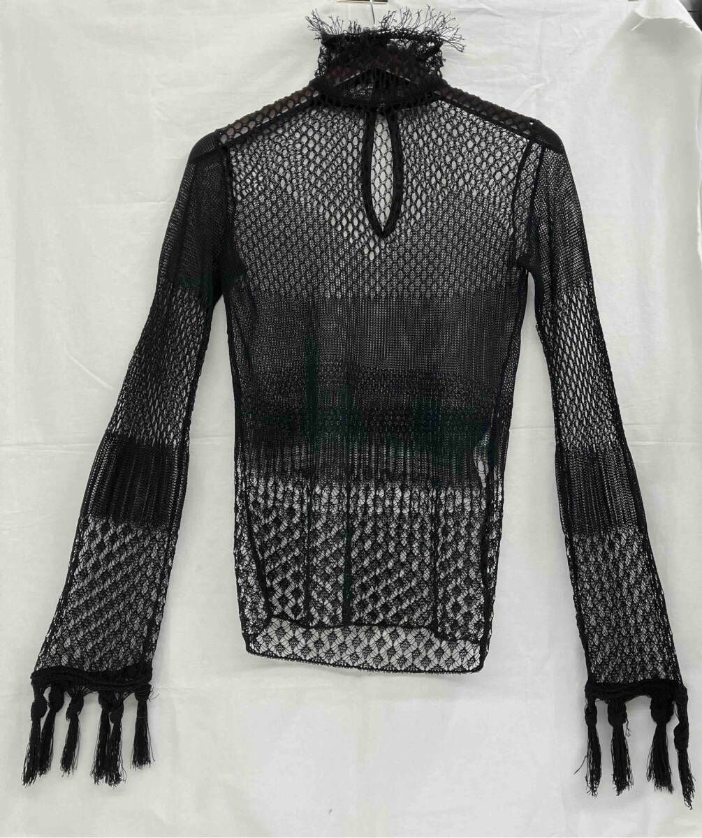 leur logette ルルロジェッタ 袖レース ハイネックニット セーター