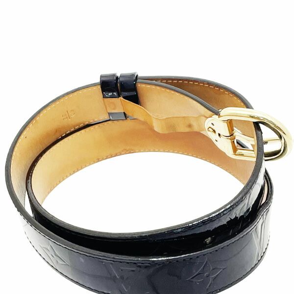 ルイヴィトン ベルト モノグラム ヴェルニ サンチュールヴェルニ パテントレザー アマラント M6979 サイズ80cm LOUIS VUITTON エナメル レザー 革 アパレル 服飾小物 ブランド小物 レディース 女性 き