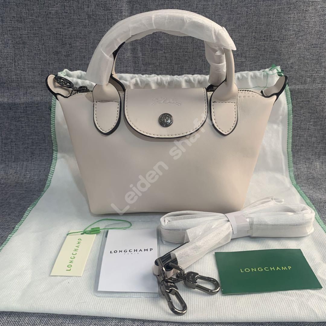 ロンシャン　LONGCHANP ル プリアージュ キュイール 美品 ロンシャン 本革 ル プリアージュ キュイール 2way オール