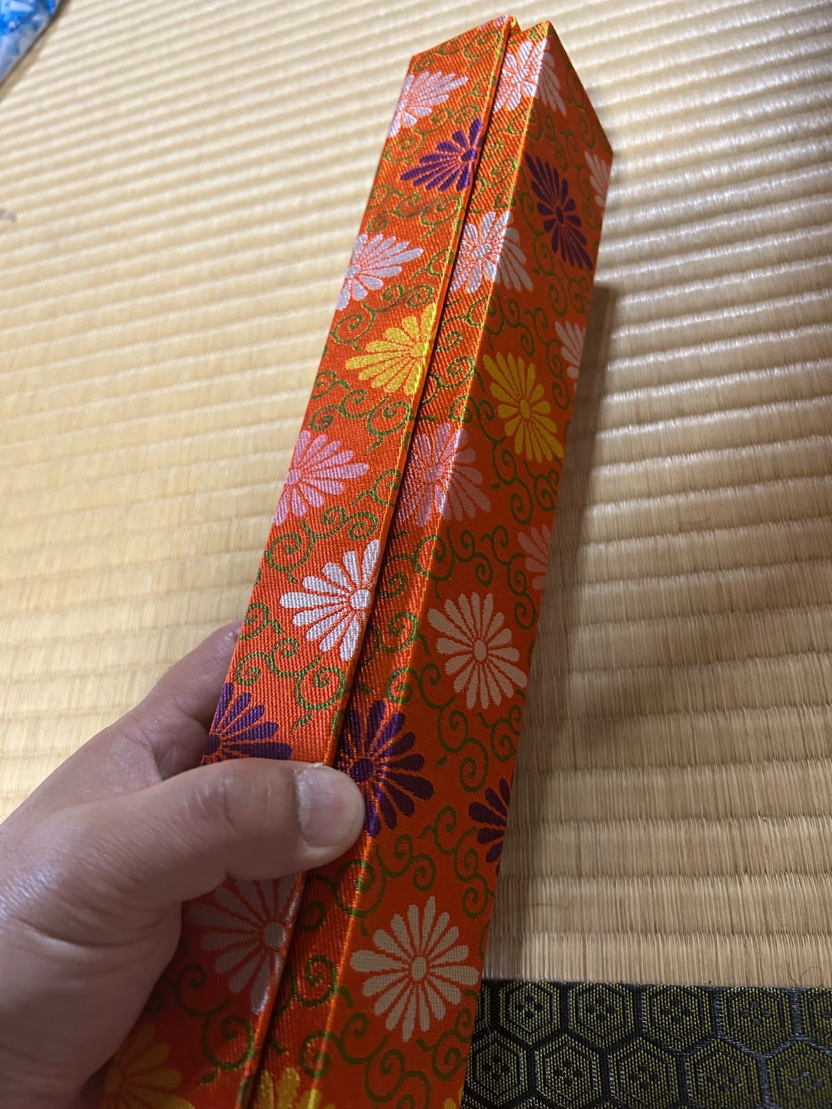  檜扇用 特注 正絹錦貼り合わせ その他 小物