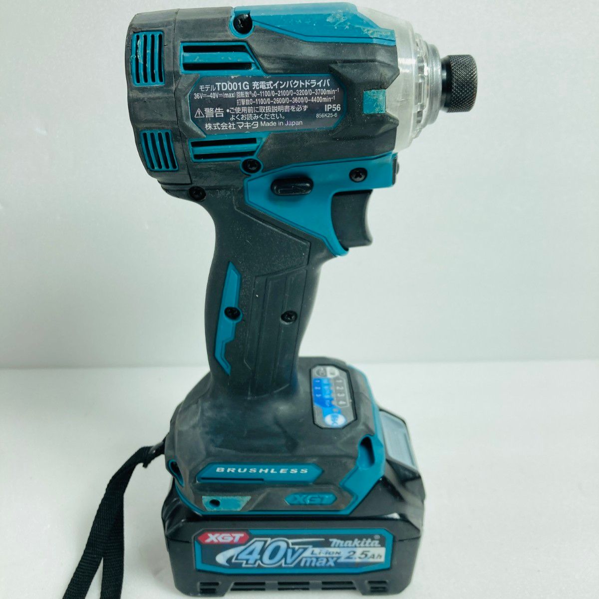 MAKITA マキタ インパクトドライバ 40V TD001GRDX ブルー - メルカリ