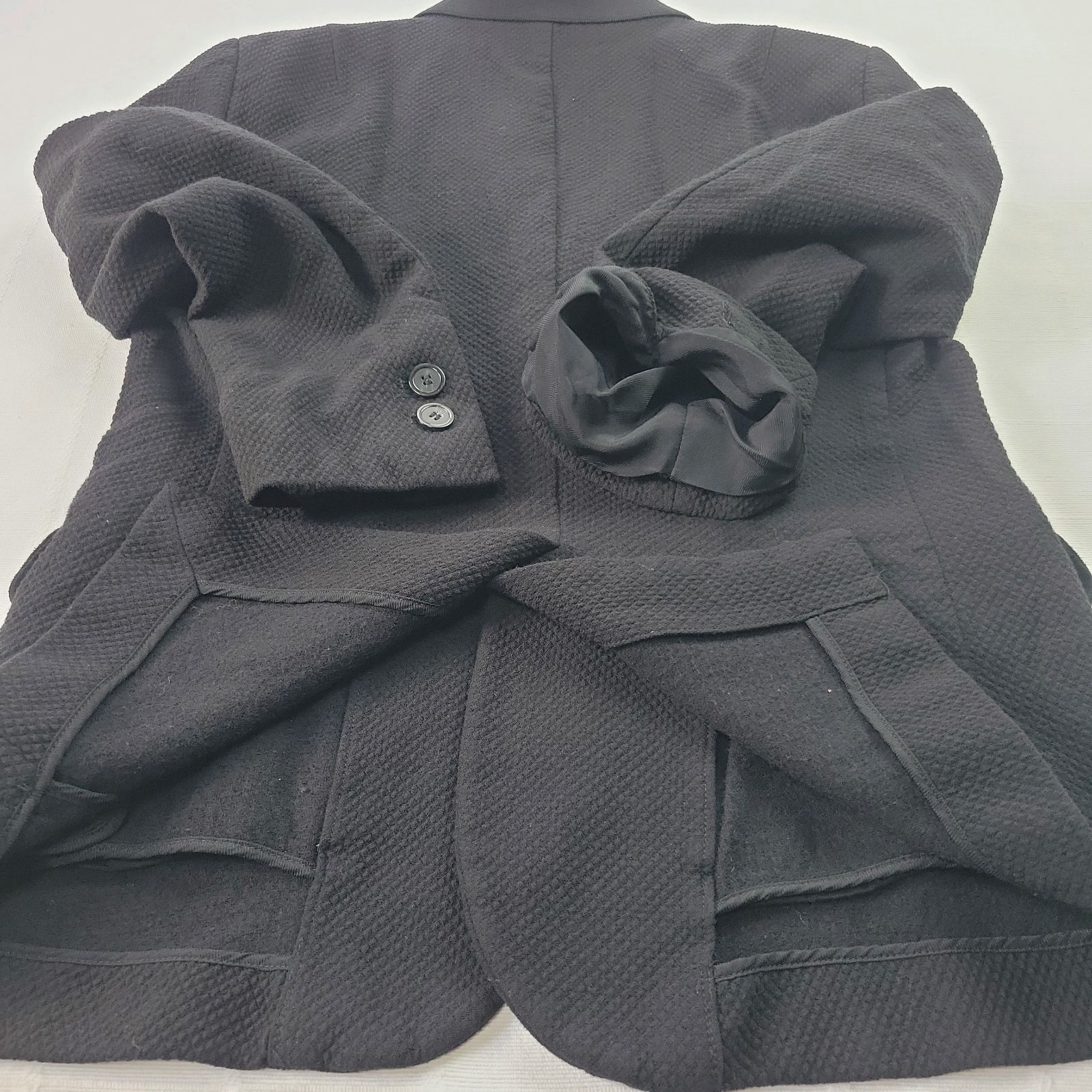 イタリア製】ジョルジオ・アルマーニ EMPORIO ARMANI ワッフルニット 