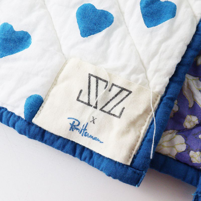 szblockprints ロンハーマン別注　キルトジャケット ブルー ファッション SZ Blockprints キルトジャケット ロン