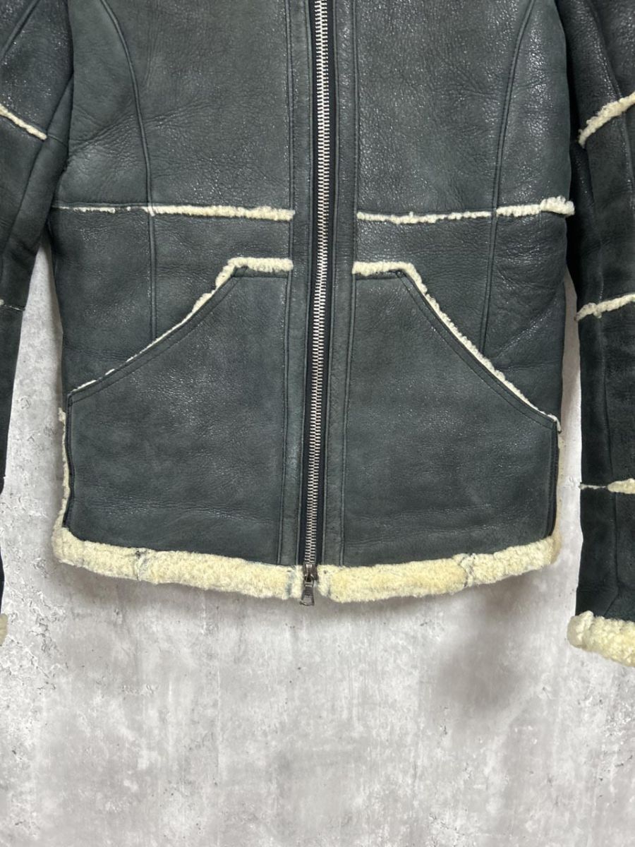 AZ by junhashimoto ジャケット シープスキン ムートン コート sizeM|黒 ◆ ◎レディース NICORILABO_COM