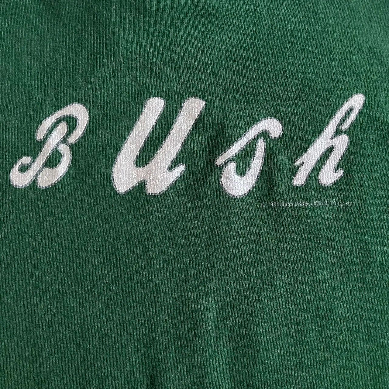 bush TULTEX ダークグリーン Tシャツ Lサイズ　テテ bush TULTEX ダークグリーン Tシャツ Lサイズ テテ BUSH Gavin