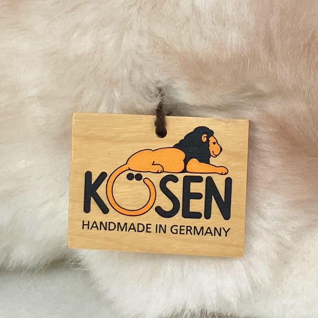 極希少 KOSEN ケーセン ぬいぐるみ オオカミ ホワイト GERMANY 極希少 KOSEN ケーセン ぬいぐるみ オオカミ ホワイト GERMANY