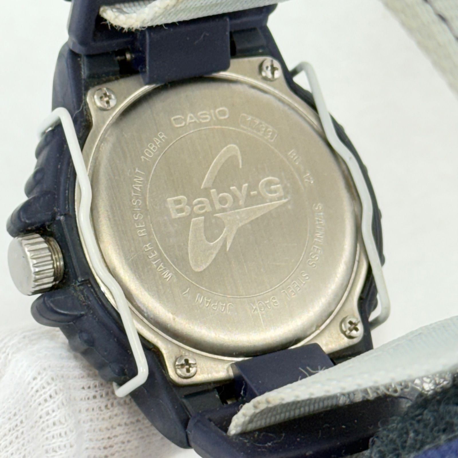 美品】CASIO カシオ Baby-G ベビーG 腕時計 ネイビー 紺色 1799