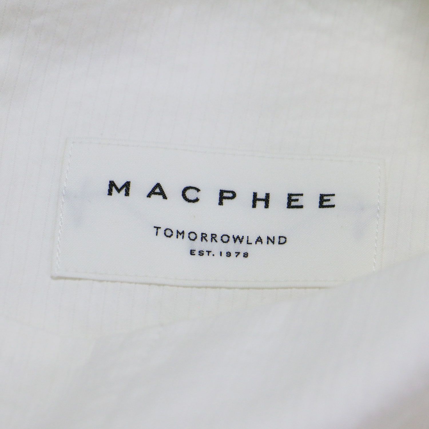 MACPHEE ノースリーブロングワンピース 36 ホワイト MACPHEE 「MACPHEE」 ノースリーブワンピース 36 ホワイト