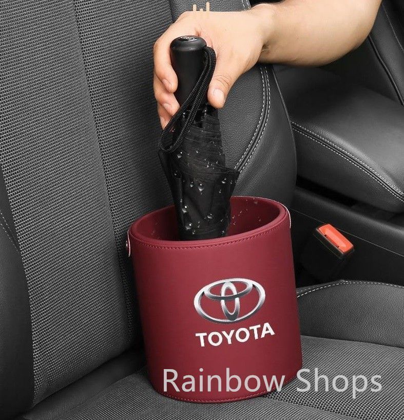 トヨタ TOYOTA エンブレム付き 車用収納ケース 車用ゴミ箱 車載収納 選べる4色 車内整理必備 トヨタ TOYOTAエンブレム付き車用収納ケース 車用ゴミ箱 車載収納