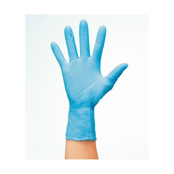 ニトリル 使いきり 薄手袋 粉なし ブルー S 2039 30箱 使い捨て手袋 使いきり手袋