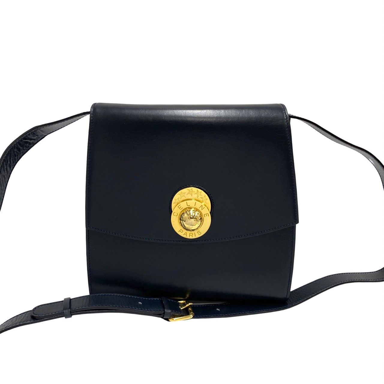 CELINE セリーヌスターボール本革 ショルダーバッグ クロス CELINE セリーヌスターボール本革 ショルダーバッグ クロス