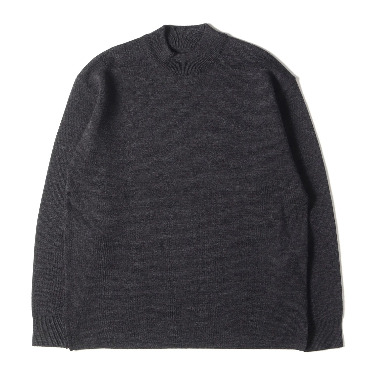 ウールリブジップドライバーズニット(1 DARK GREY): : メンズ