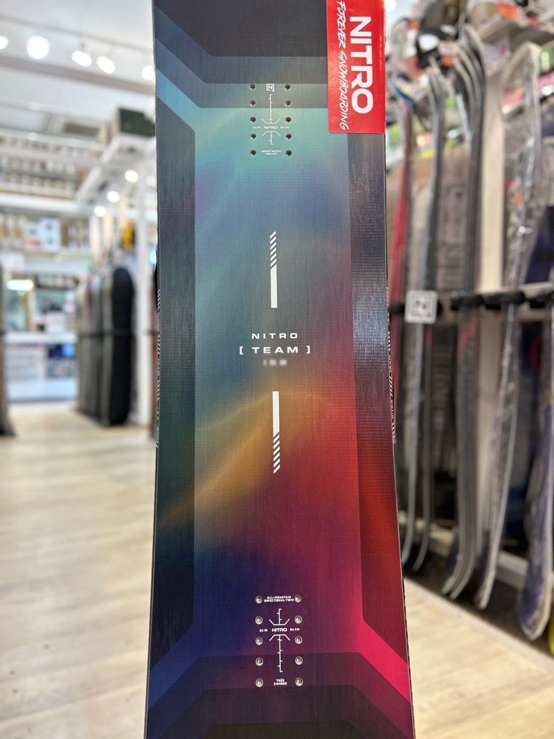  メンズ スノーボード 板 159 cm NITRO TEAM ナイトロ チーム 25-26 オールラウンド カービング キャンバー ボード スノーボード