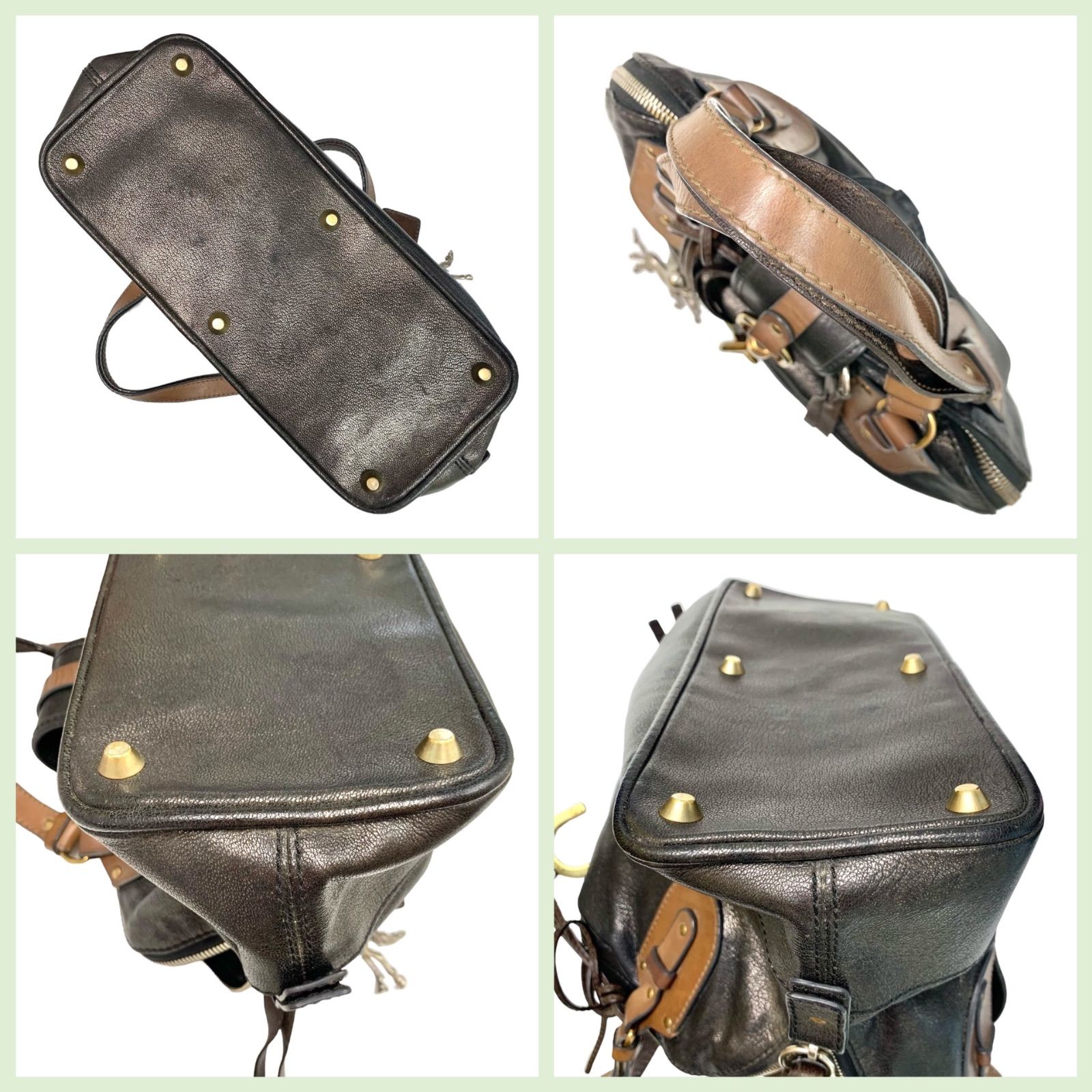 上美品⭐️Chloe クロエ】 Keralaケララ ハンドバッグ レザー ブラック 