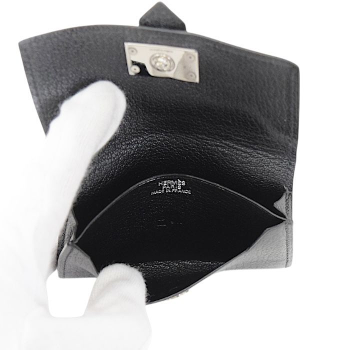 エルメス HERMES ベアン カードケース シェーブル (レザー) SV エルメス HERMES ベアン カードケース シェーブル (レザー) SV