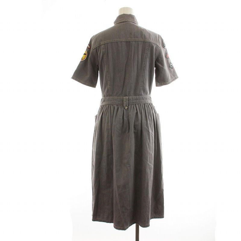 DIESELワンピース DIESEL ディーゼル 花柄 総柄 シアー 長袖 ワンピース XXS【中古