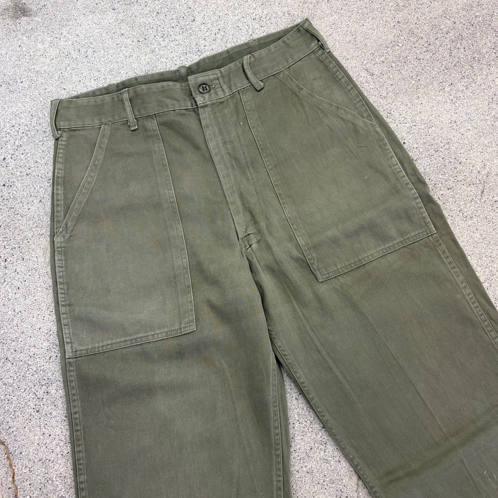Military】Around 60s US ARMY OG107 Baker Pants W32.5 L25.5 - メルカリ