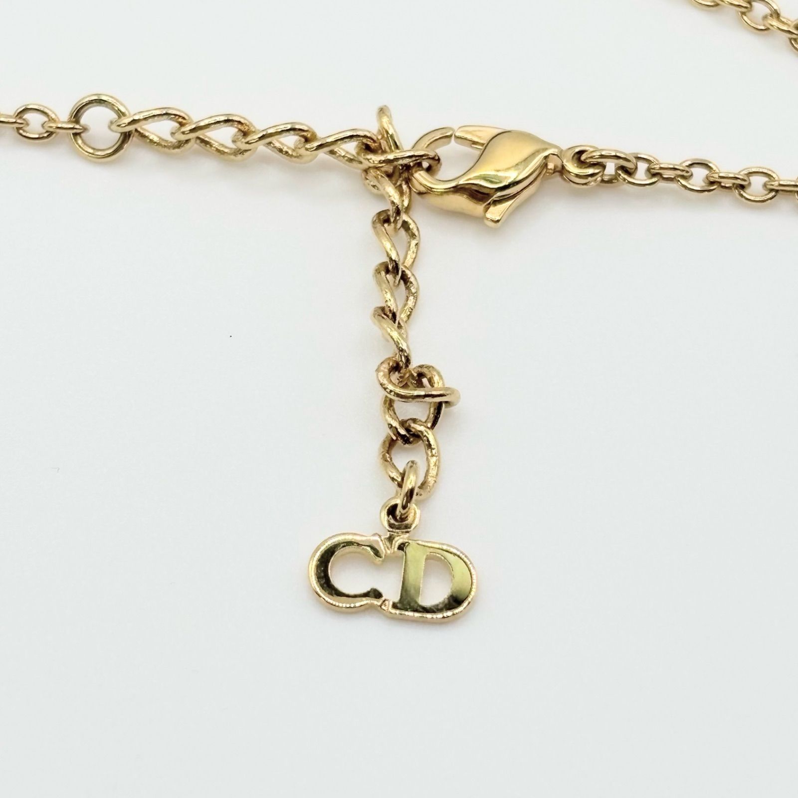 美品 Christian Dior クリスチャンディオール ゴールド チェーン CD