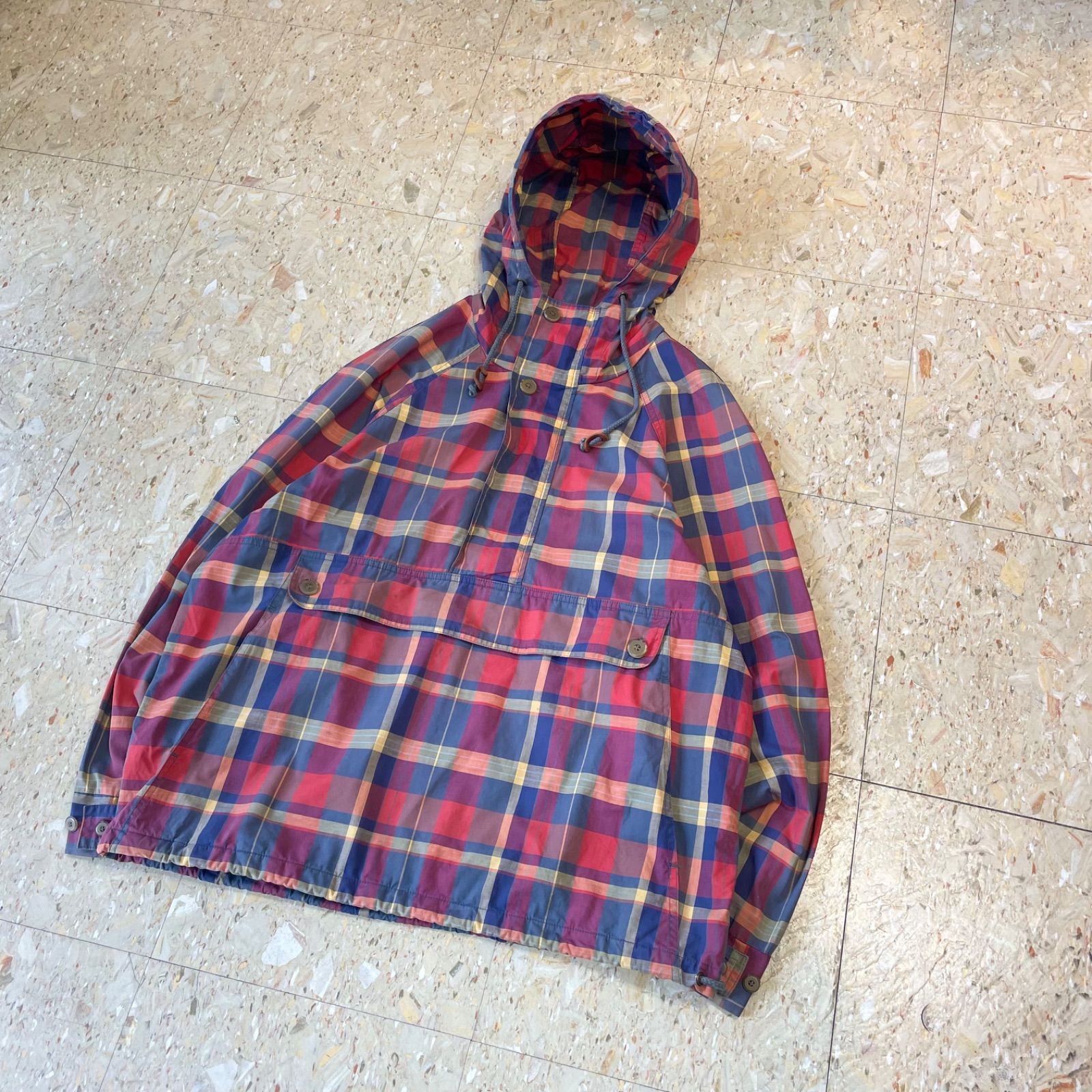 90s OLD GAP ギャップ コットンアノラック パーカー チェック size.M