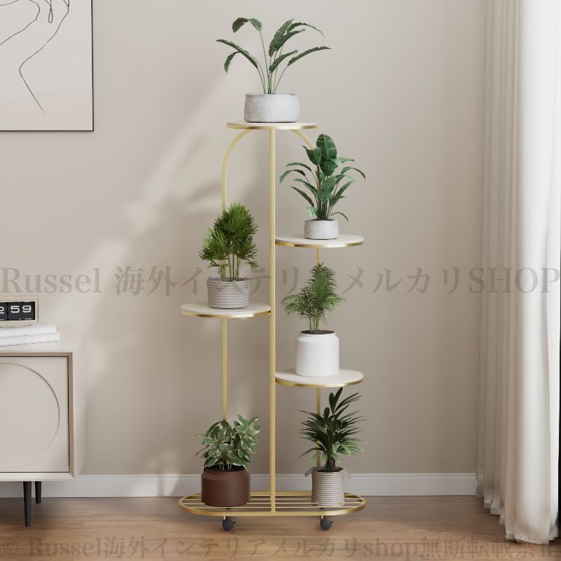 フラワースタンド 花台 室内 屋外 錆びない おしゃれ 北欧 丸型 玄関前