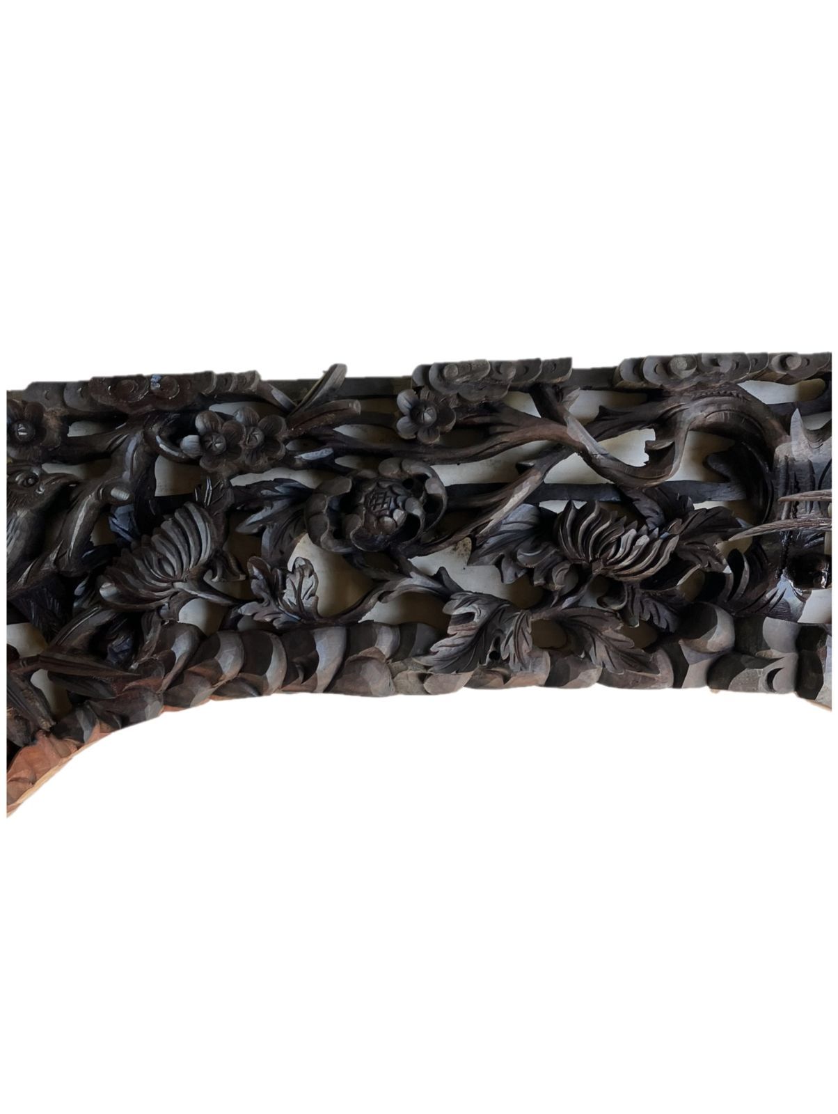 オンライン B30 紫檀 欄間 彫刻