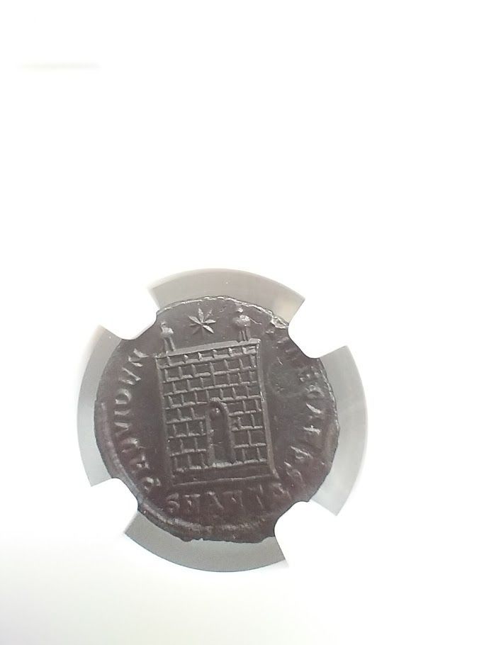 NGC Ch XF 古代ローマ帝国 コンスタンティヌス2世 ヌムス銅貨 AD 337-340 コイン NGC Ch XF 古代ローマ帝国 コンスタンティヌス2世 ヌムス銅貨 AD