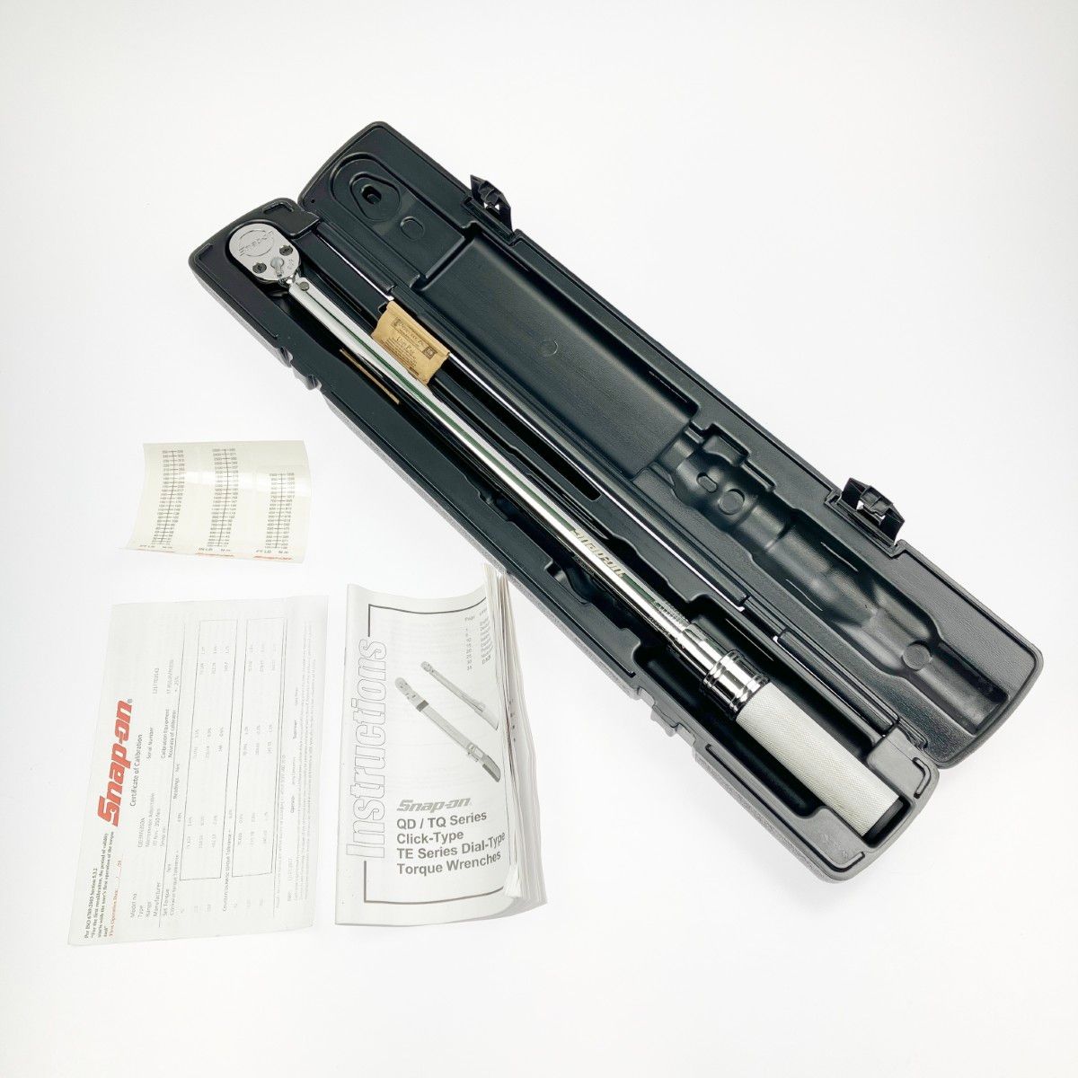 ▽▽Snap-on スナップオン トルクレンチ QD3RN350A ケース 取説付 12.7sq 70-350N m