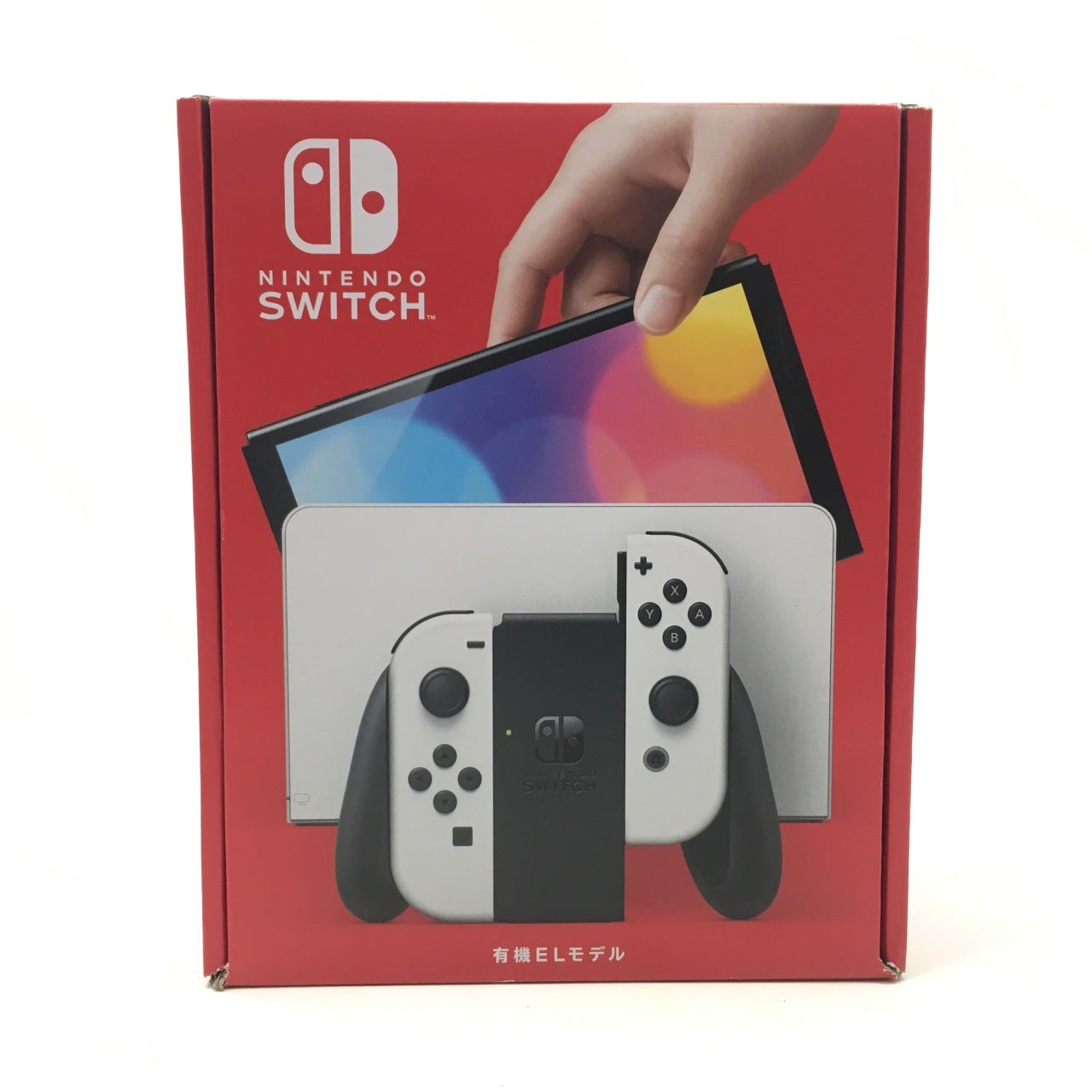 01w-2793 〇  未使用品 Nintendo Switch本体 有機ELモデル Joy-Con(L/R)ホワイト ニンテンドースイッチ 【中古品】