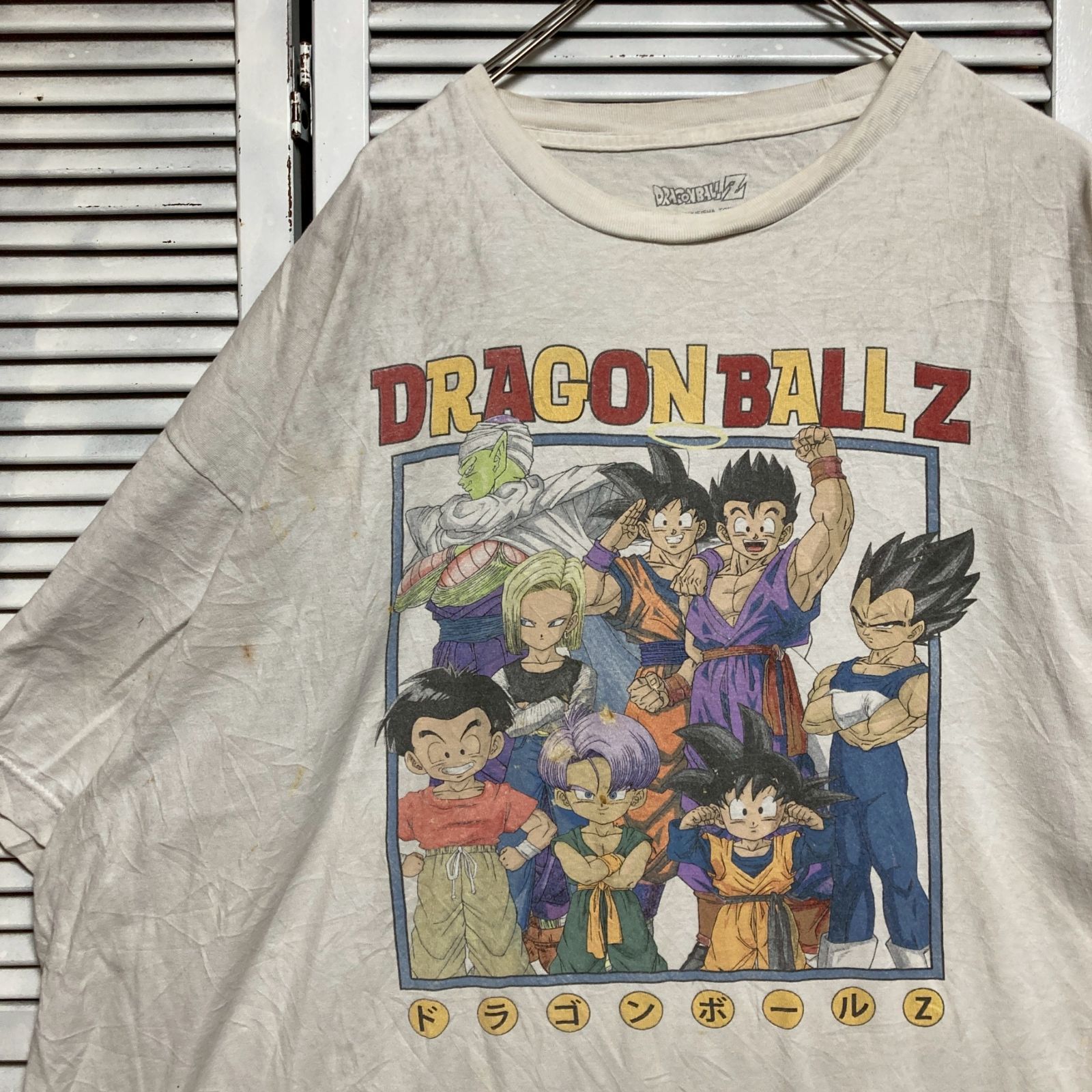 BHDI アニメ Tシャツ ビンテージ 古着 白 ドラゴンボール Z 悟空 