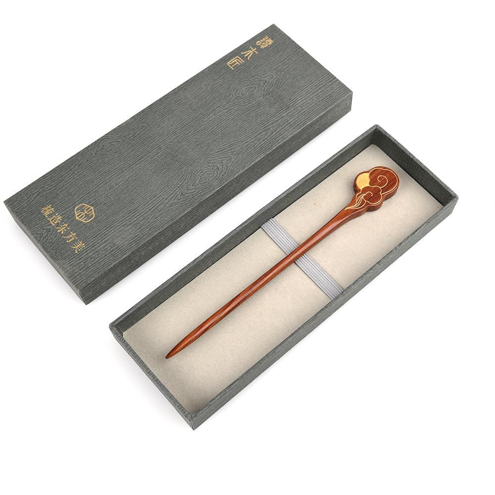 TAN MUJIANG 譚木匠 かんざし 木製 髪 飾り 普段使い 漆芸かんざし芙ヨ 木製 かんざし 髪 譚木匠 飾り MUJIANG 普段使い TAN 漆芸かんざし芙ヨ