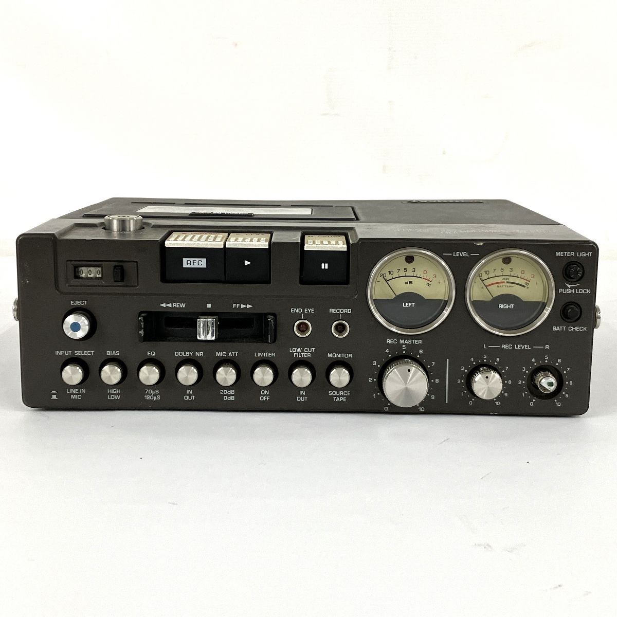 used】Technics ステレオカセットレコーダー 一式【動作未確認】 細長く