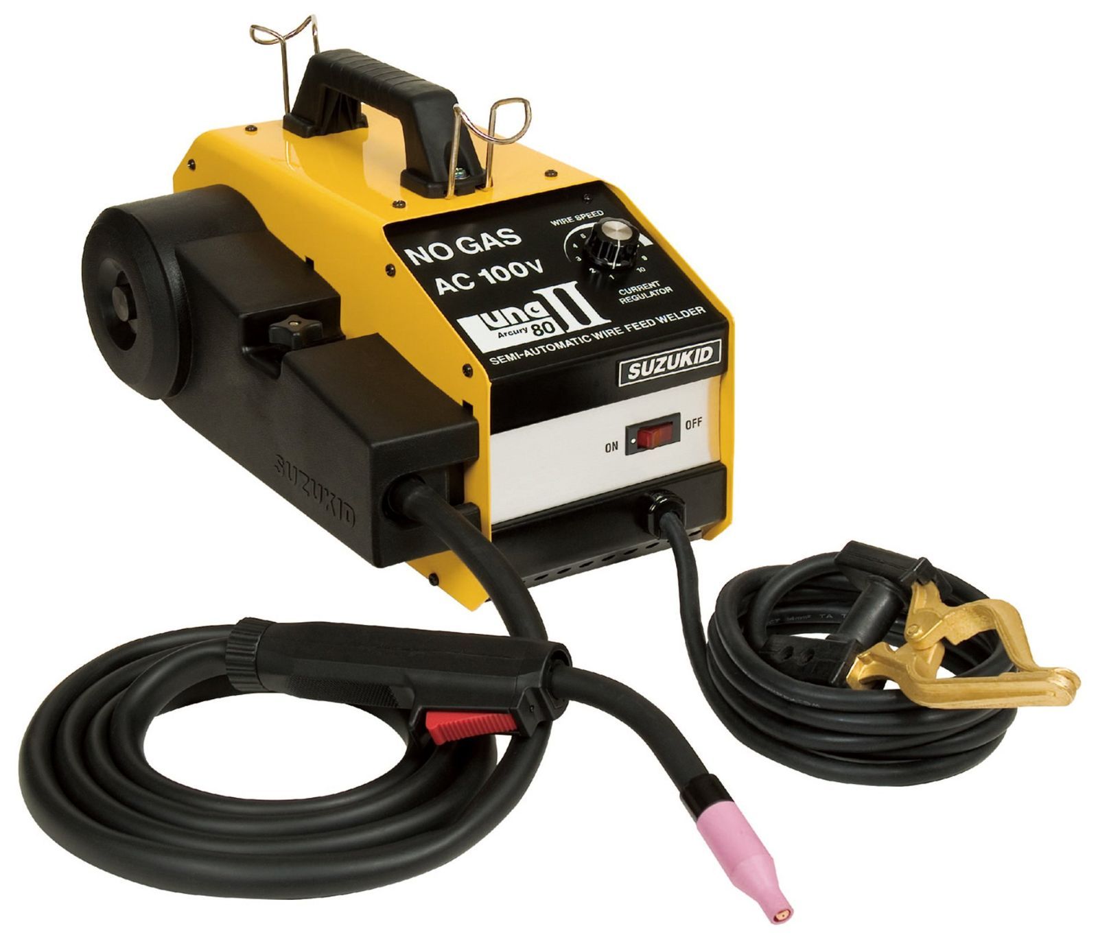 スター電器製造(SUZUKID)ノンガス100V専用 半自動溶接機アーキュリー80LUNAII SAY-80L2 ステンレス鋼 イエロー， ブラック