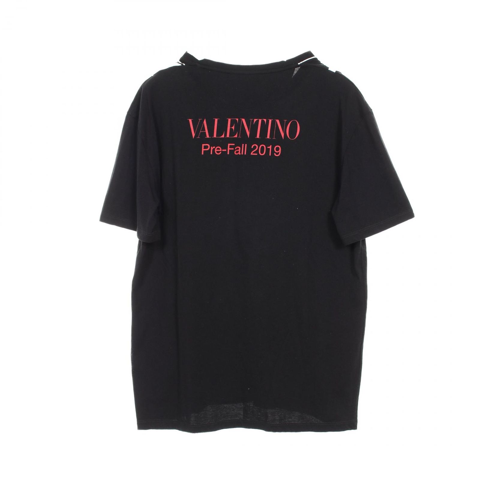 【 VALENTINO 】\"VLTNロゴ\" クルーネック コットン ロゴTシャツ VALENTINO◇VLTNロゴ/Tシャツ/M/コットン/WHT