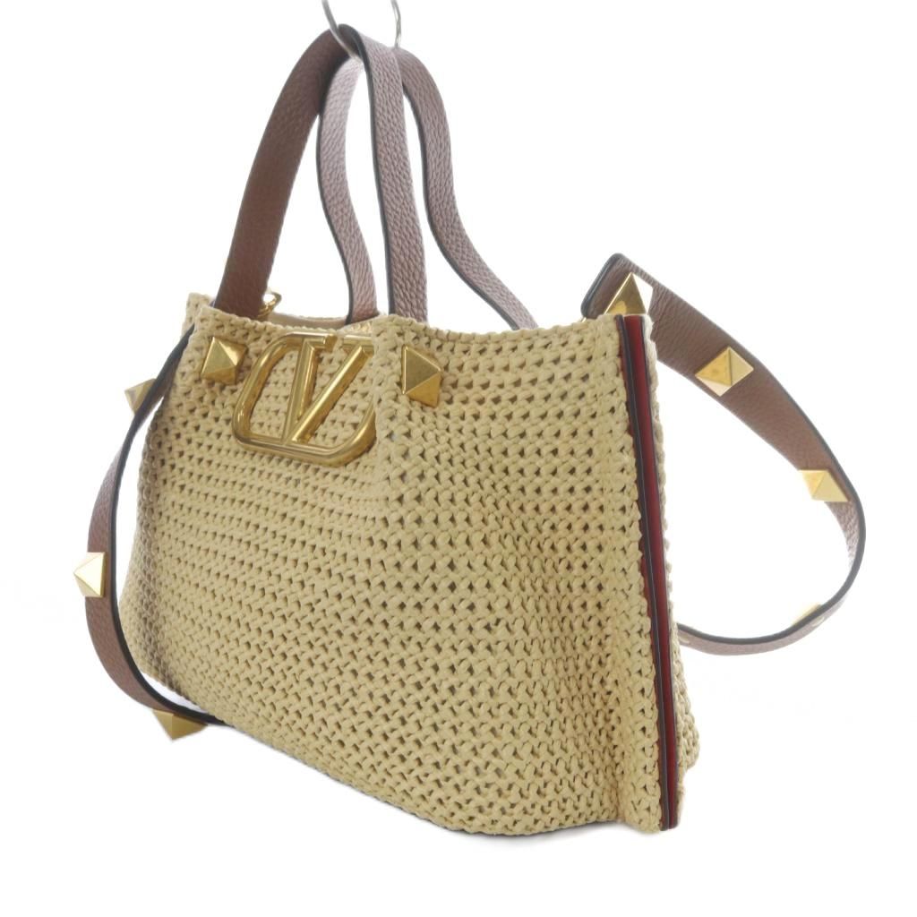 Vロゴ ハンドバッグ