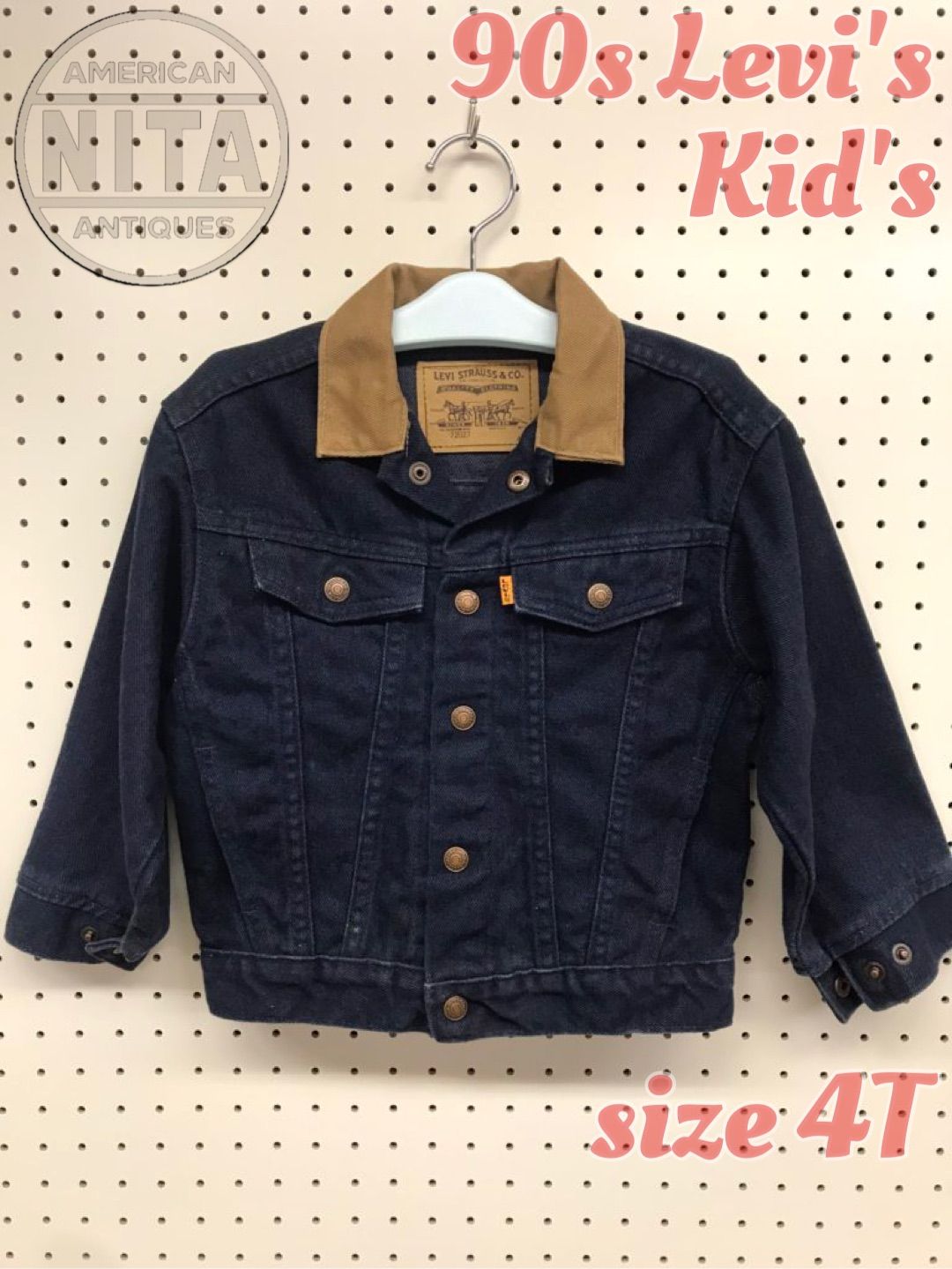 キッズ古着 1990s リーバイス 72027 デニムジャケット 110~120