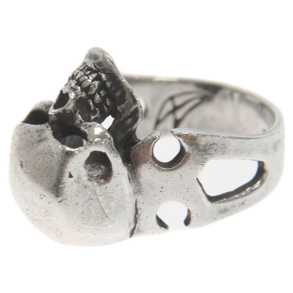 CRAZY PIG (クレイジーピッグ) CUTAWAY SKULL RING カットアウェイスカルリング17号 シルバー - メルカリ