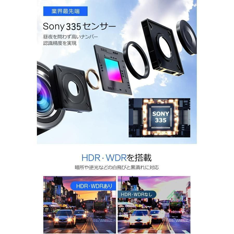 ドラレコ 170度広角視野