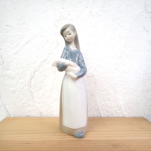 LLADRO リヤドロ 春が来た 5223 子豚を抱く少女 1011 2点セット