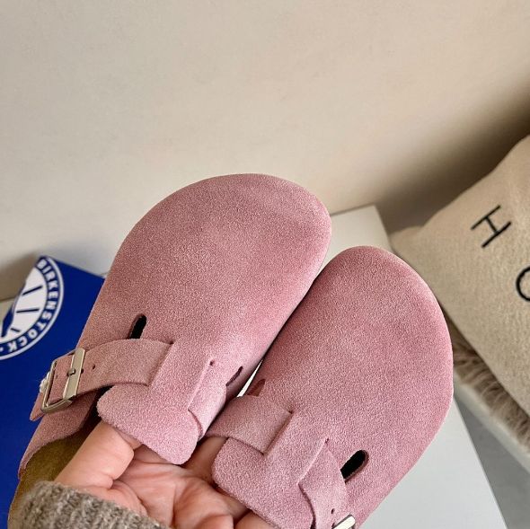 新品BIRKENSTOCK BIRKEN BOSTON ボストン ハーフパッケージ サンダル ピンク - メルカリ