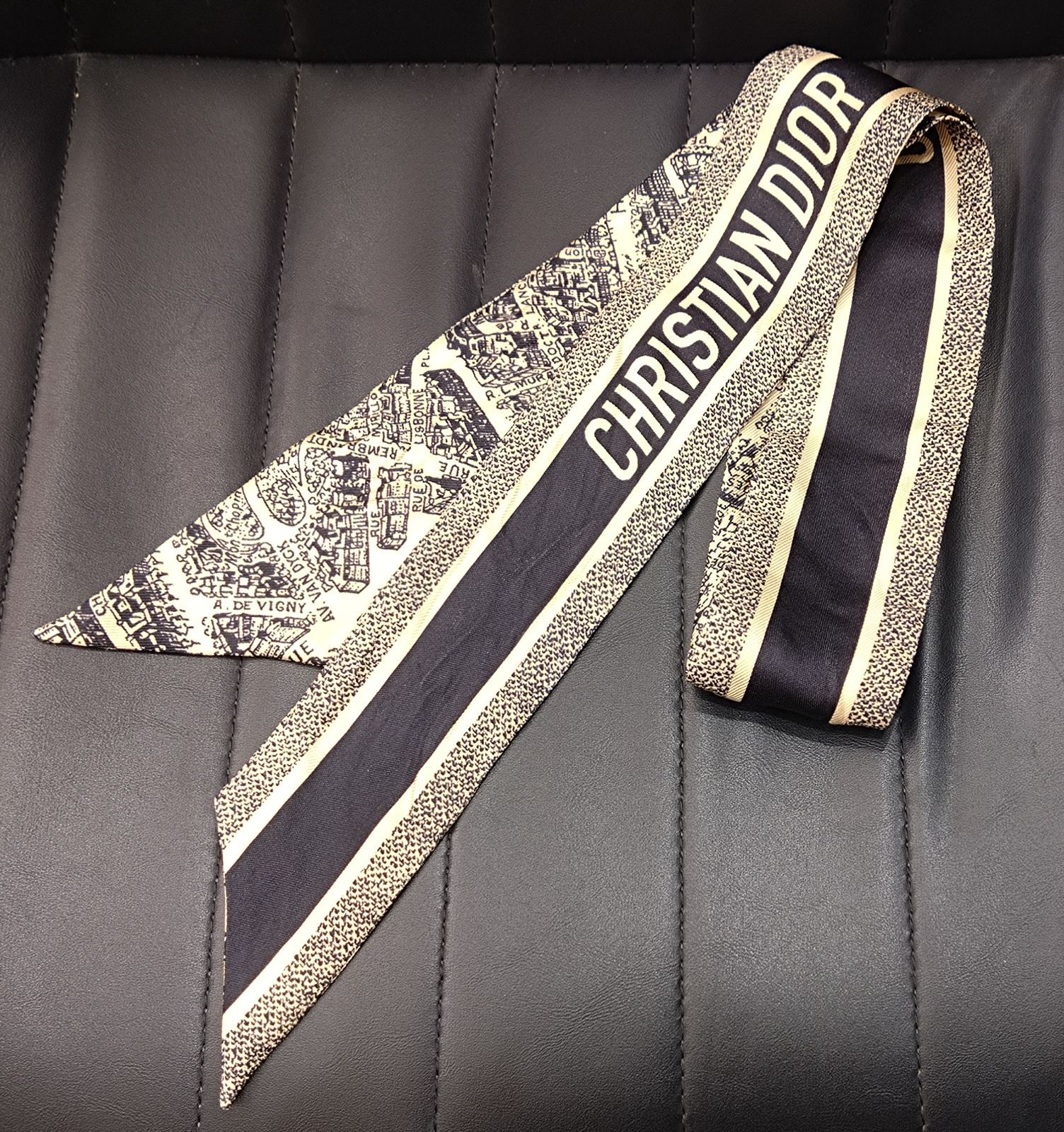 ディオール Dior ミッツァ シルク レオパード ヒョウ柄 豹 ツィリー