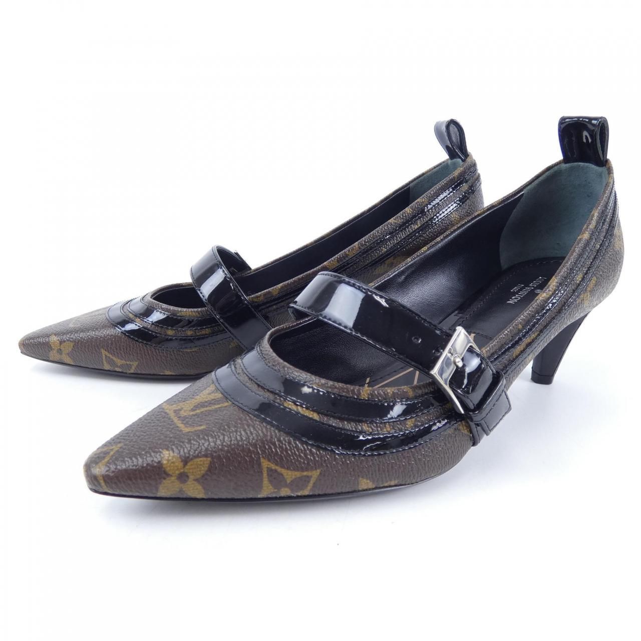 美品 ルイヴィトン パンプス ヒール 美品 LOUIS VUITTON パンプス