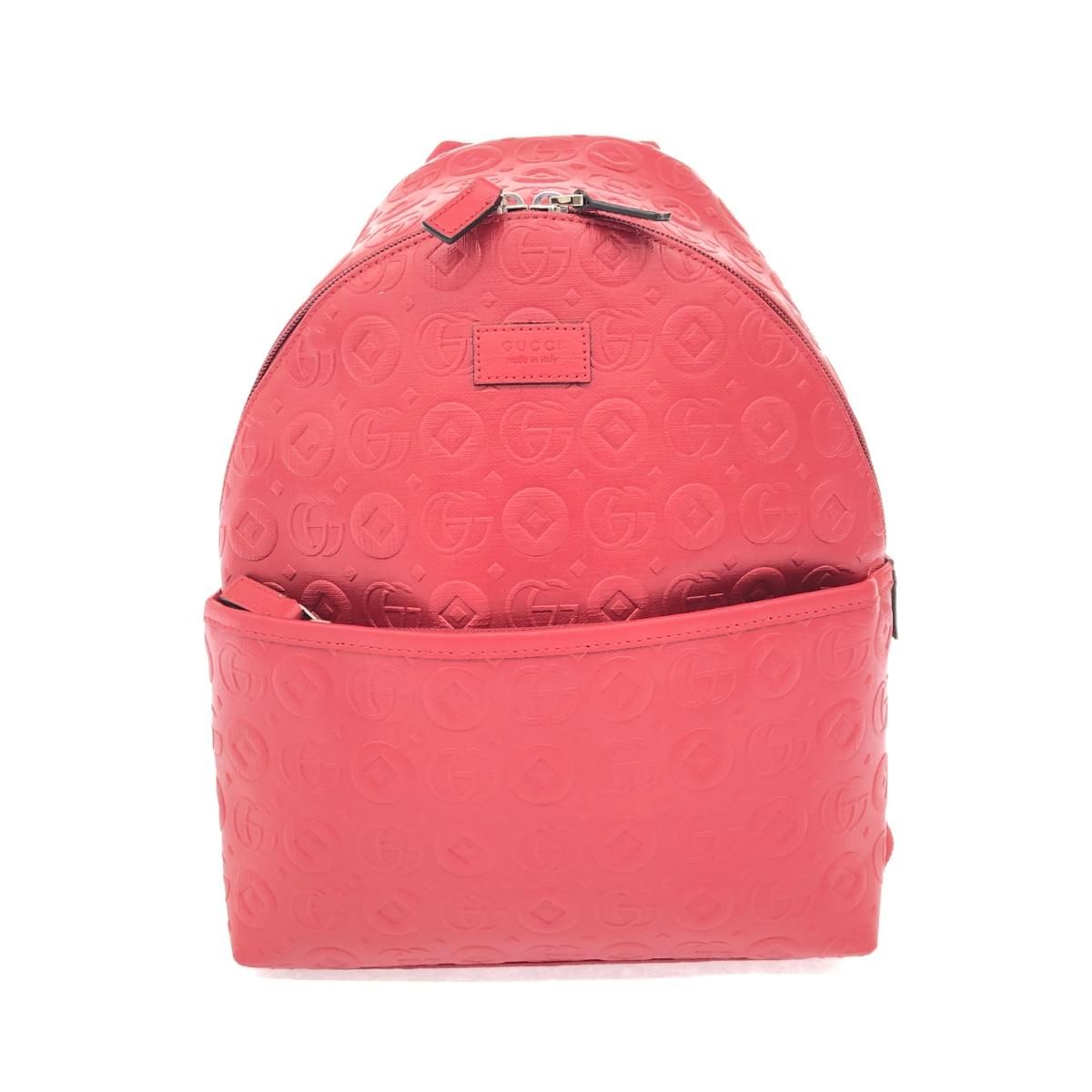 GUCCI グッチチルドレン リュック レッド レザー キッズ 240001076600
