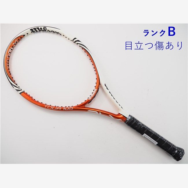  テニスラケット ウィルソン ツアー BLX 105 オレンジ×ホワイト 2011年モデル (G1) WILSON TOUR BLX 105 (ORANGE×WHITE) 2011 (c24070099c)