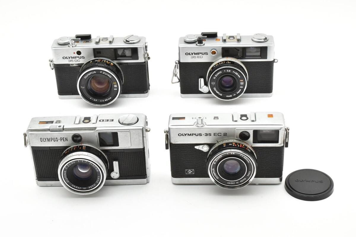 大 オリンパス OLYMPUS 35 DC 35 EC 2 35 ED PEN 4個まとめ レンジファインダー 3335W09632 088