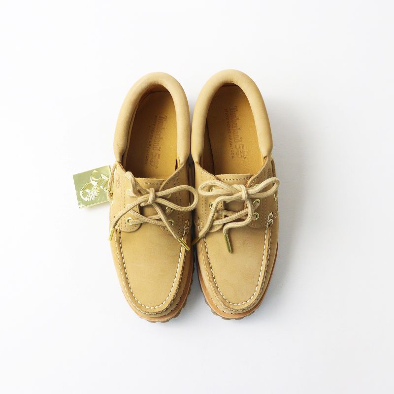 ティンバーランド Timberland Noreen Handsewn Boat Shoe ヌバック デッキシューズ 7｜ベージュ