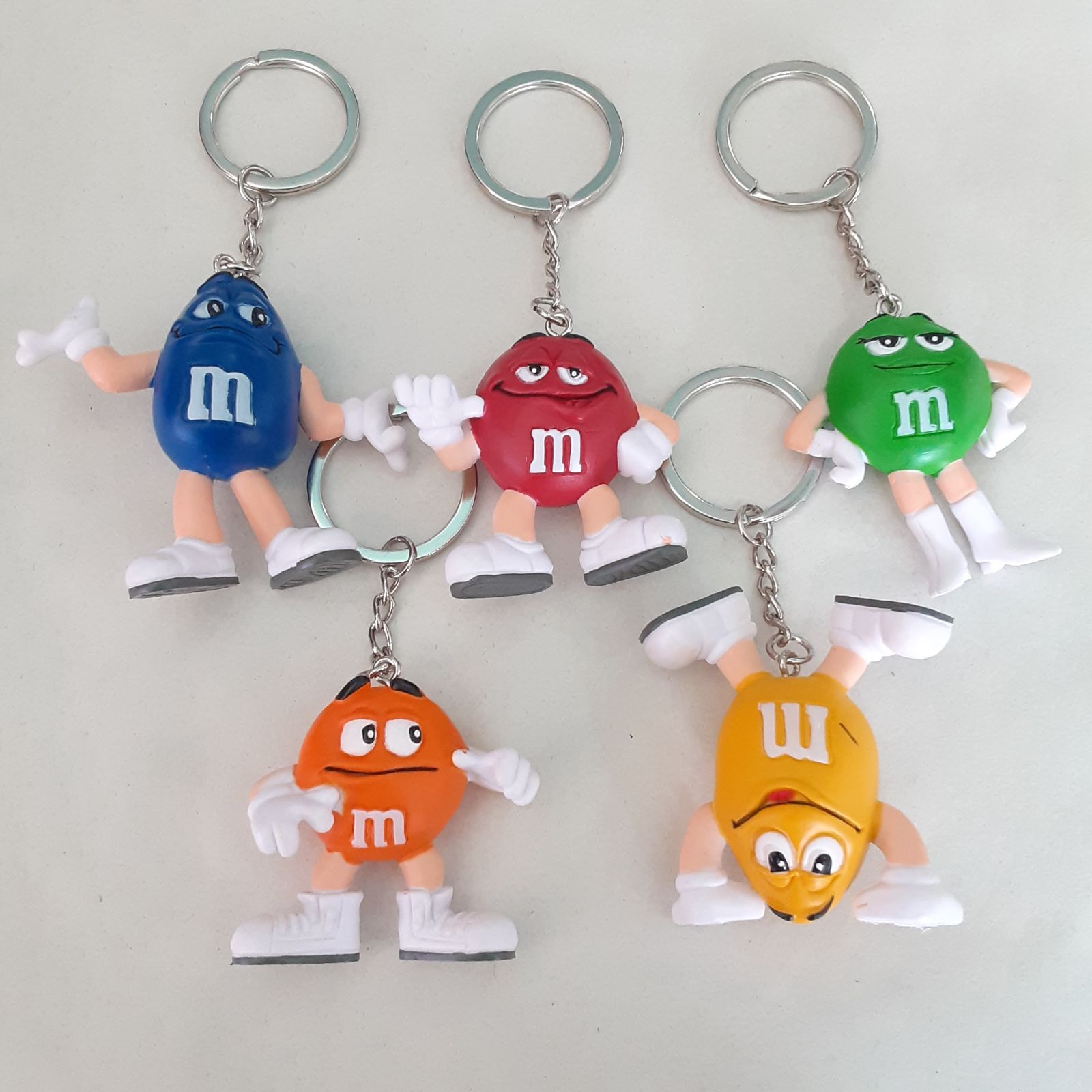 M&M's キーホルダー 5個セット キーホルダー m&m's 5個セット エム＆エムズ キーチェーン