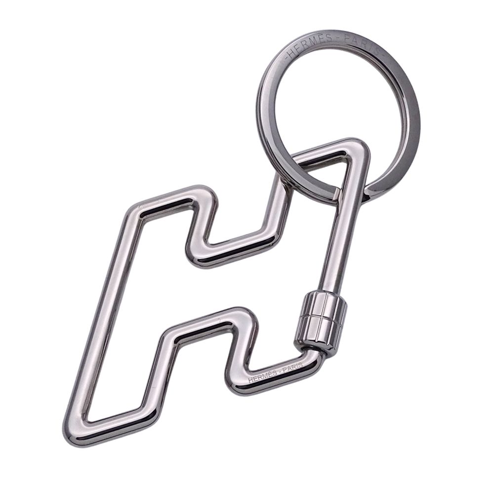 エルメス HERMES チャーム H トゥ スピードチャーム レディース メンズ ブランド メタル シルバー キーホルダー シンプル カジュアル