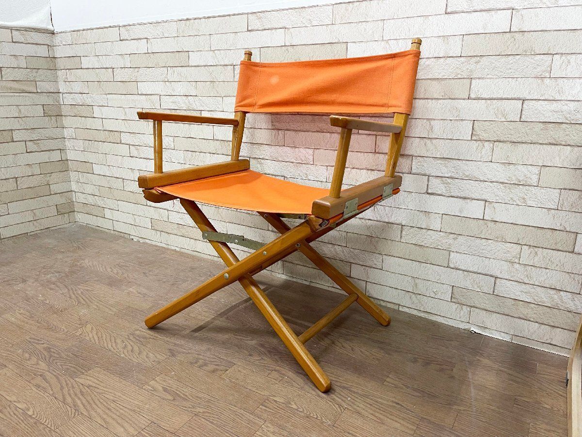 【激レア】molten 木製ディレクターズチェア 折りたたみ ディレクターズチェア 折りたたみ 椅子 USモダン アウトドア
