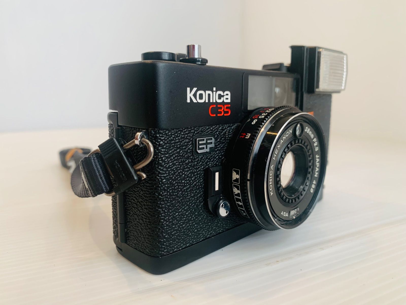 完動品】フィルムカメラ Konica C35 EF ピッカリコニカ - メルカリ