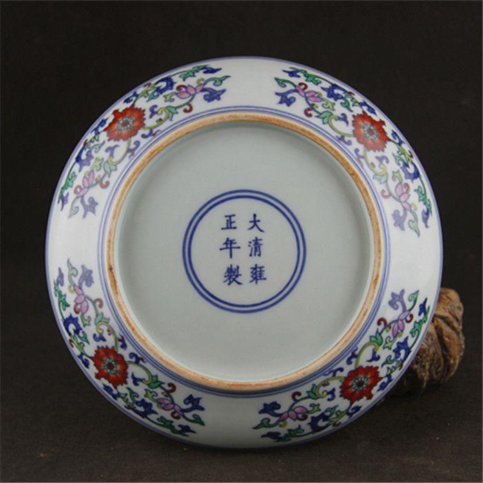 青花斗彩八宝紋天子壺 工芸品 美術品 置物 清雍正青花斗彩龍鳳図磁器皿 景徳鎮 陶磁器 装飾品 現代工芸品